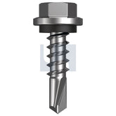 Hobsons - #14-10 x 25 Class 4 As3566 Metal Sds Hex Head + Washer | Fs325 (Pack Of 500)